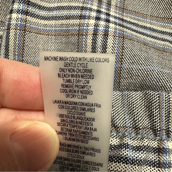 Tommy Hilfiger size 16 plaid pants, fall, autumn, elastic waist back, office - Picture 11 of 11